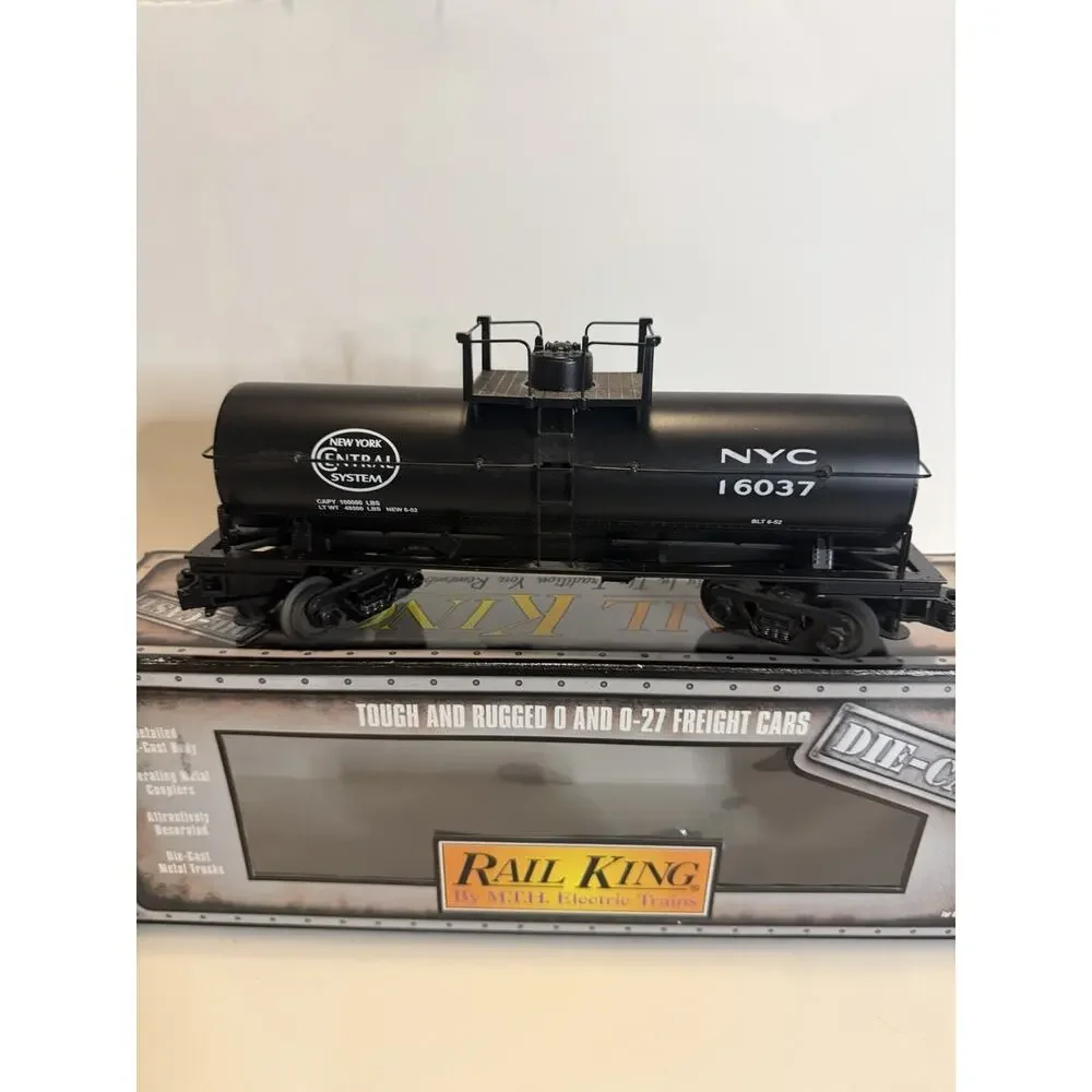 MTH RailKing New York Central NYC Die-Cast Tank Car #16037 O-Gauge 30-8104